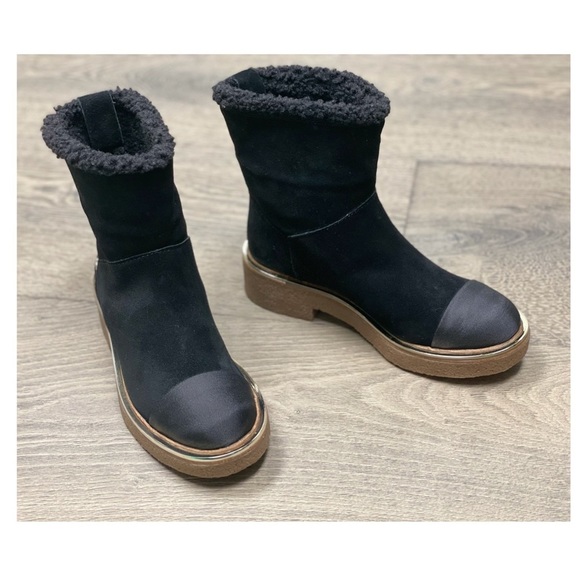 Dkny Women's Fay Suede Booties - Black NWB! - Picture 6 of 16